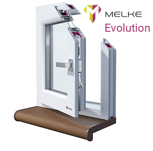 Пластиковый оконный профиль Melke Evolution (Мелке Эволюшн)